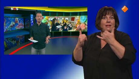 NOS Jeugdjournaal met gebarentolk